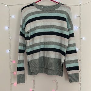 Time and Tru long sleeve stripped sweater